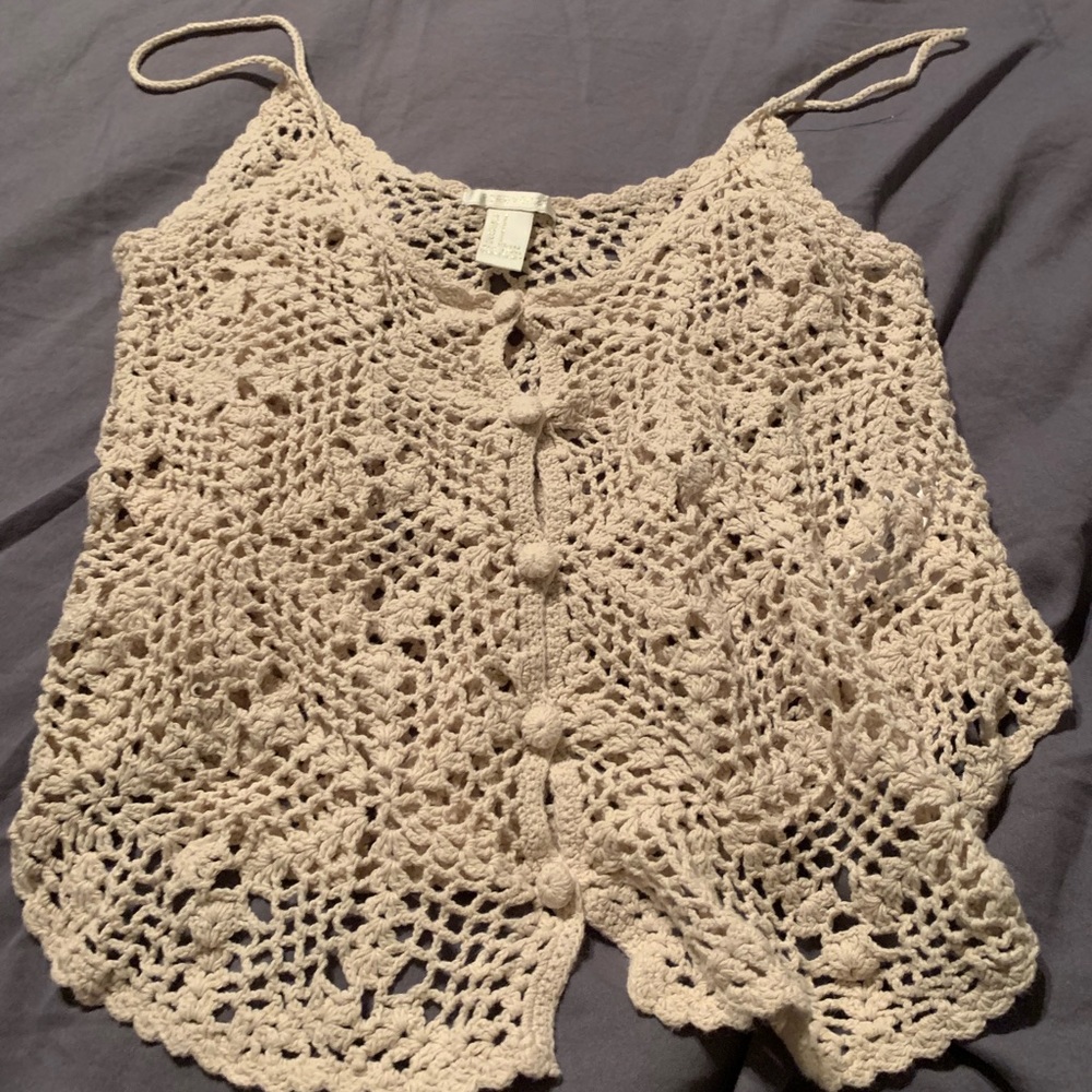 Crochet crop top